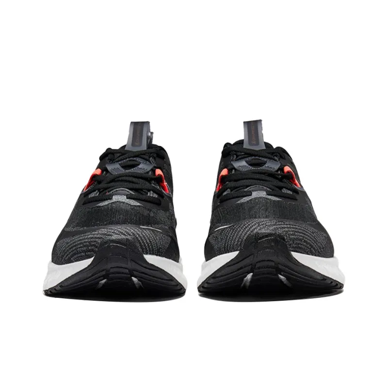XTEP Power Nest Technology Cushioned Slip Resistant Lightweight Low Top Running Shoes Men's Black-3