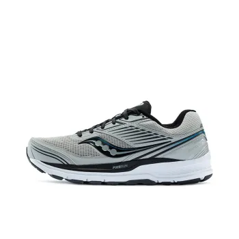 Saucony Echelon 8 Non-slip Lightweight Low-Top Running Shoes Men's Gray Black