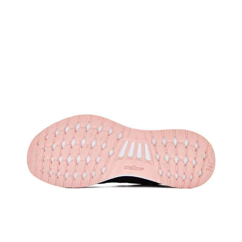361° Shock Absorbers Slip Resistant, Abrasion Resistant, Breathable Low Top Running Shoes Women's Black Pink-3