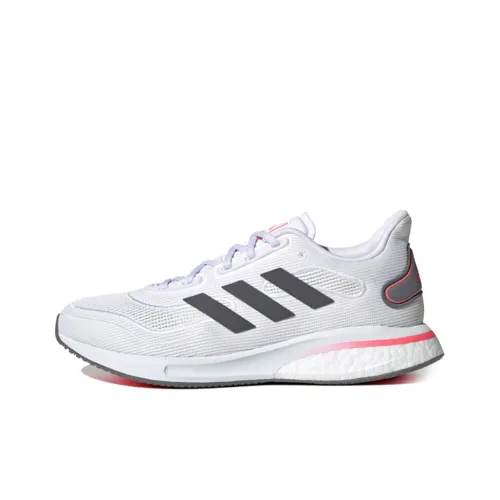 Adidas Supernova Running Shoes Women's Low-Top White/Gray/Pink