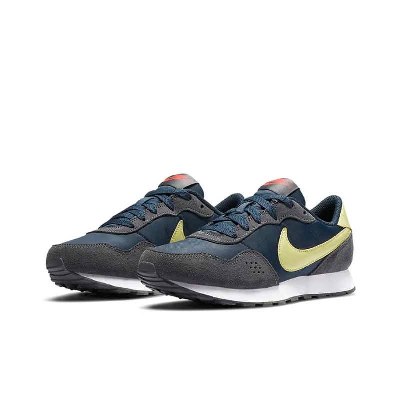 Nike MD Valiant Cushioned Slip-Resistant Low-Top Running Shoes Women's Gray Blue Yellow-2