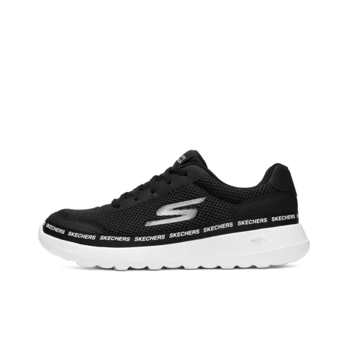 Skechers GO WALK Max Running Shoes Men Low-Top Black/White