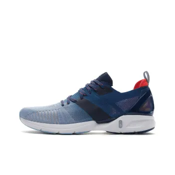 LiNing Super Light 16 Abrasion Resistant Breathable Low Top Running Shoes Men's Blue