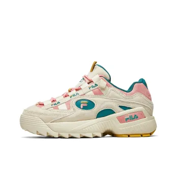 FILA D Formation Classic Traning Shoes White/Green/Pink Women's