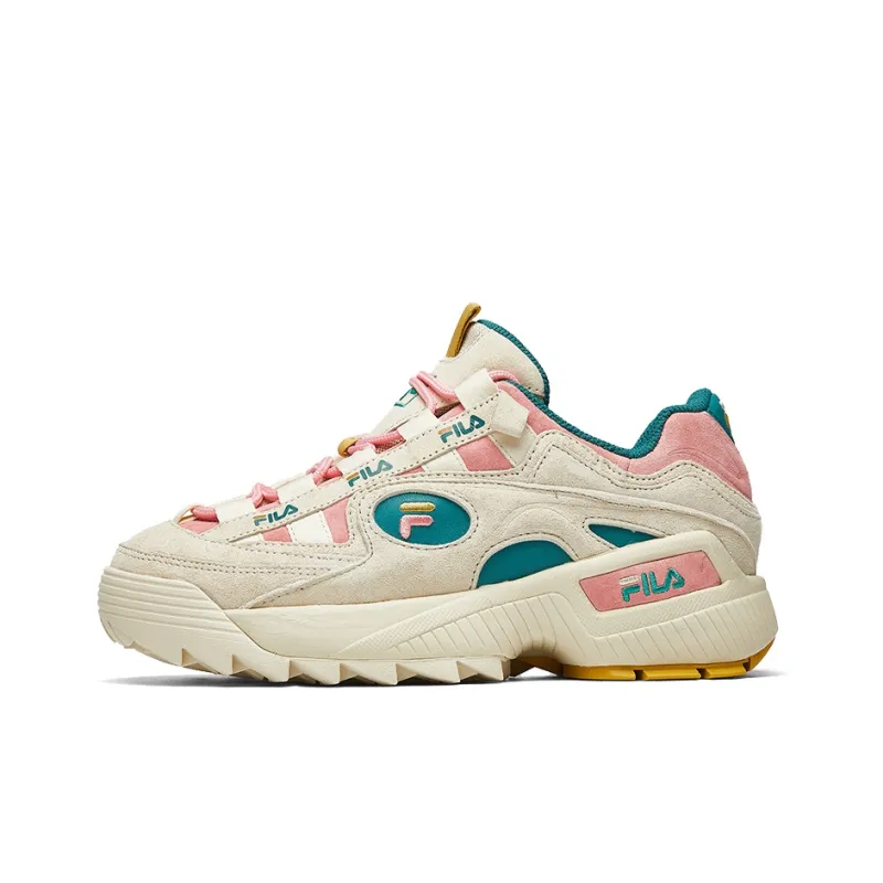 FILA D Formation Classic Traning Shoes White/Green/Pink Women's-0