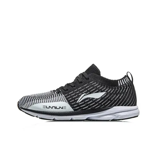 LINING Light Shuttle Running Shoes Women's Low-Top Black/White