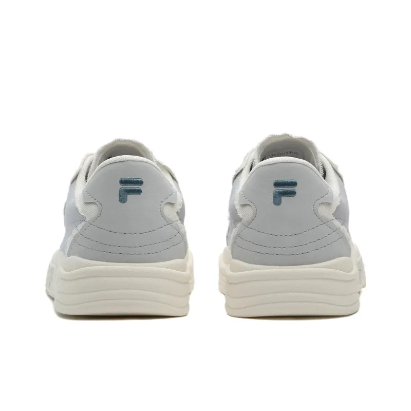 FILA FUSION POP 2 Slip Resistant Low Top Skateboard Shoes Women's Daybreak Gray-4