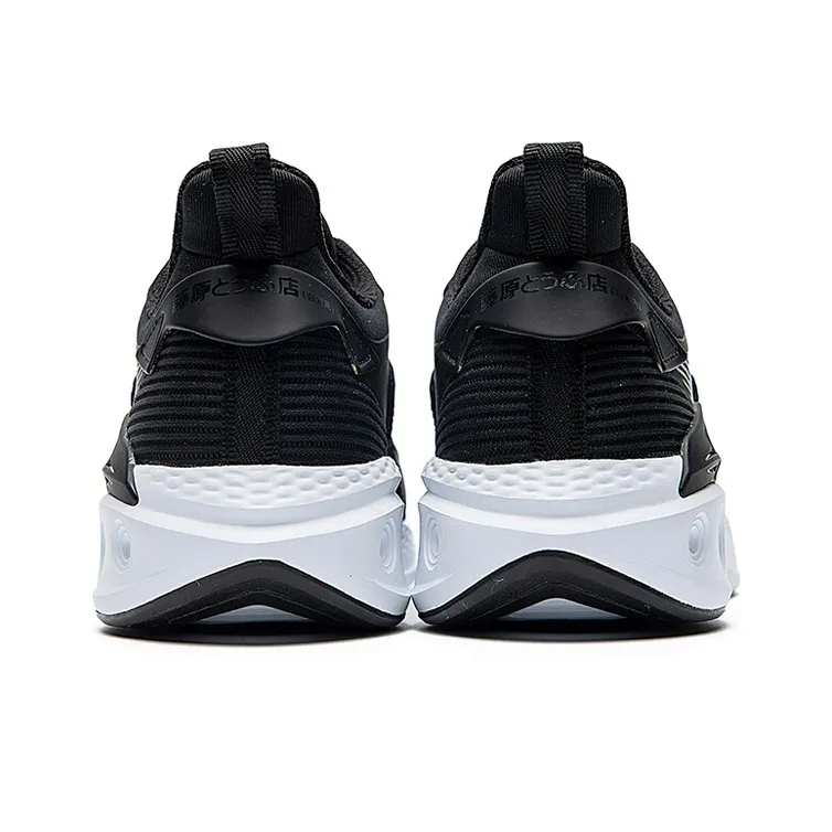 361° Rain Screen Rainproof Technology Low-Top Running Shoes Men's Black White Head Text D Collaboration-2