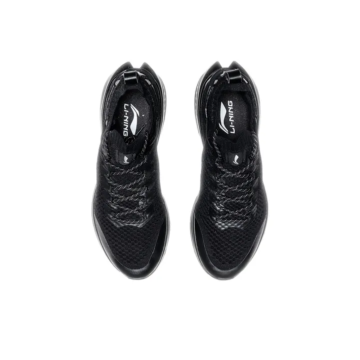LiNing Cushioning Low Top Running Shoes Men's Black-3
