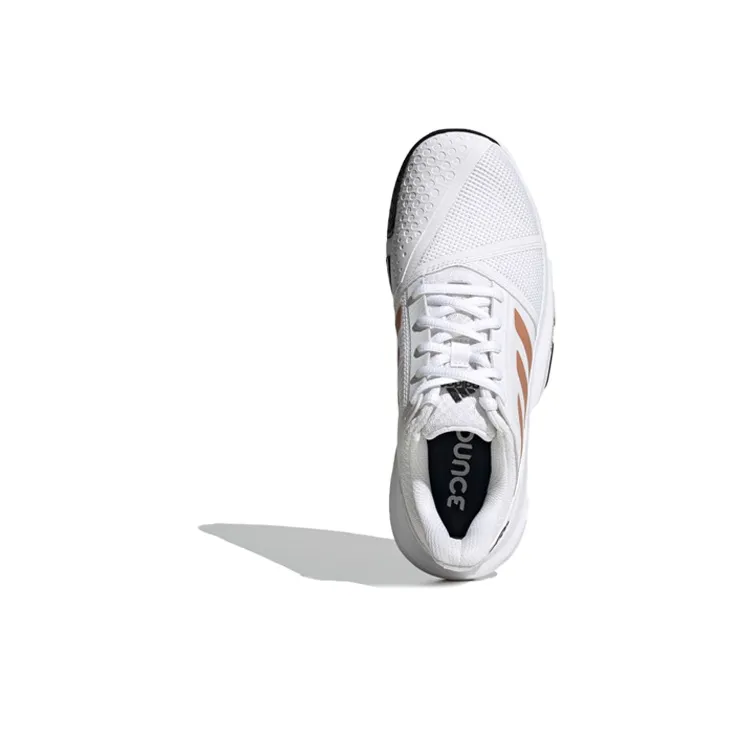 Adidas Court Jam Bounce Shoes White/Black Women's-4