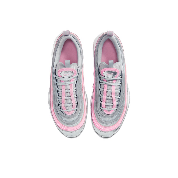 silver and pink air max 97