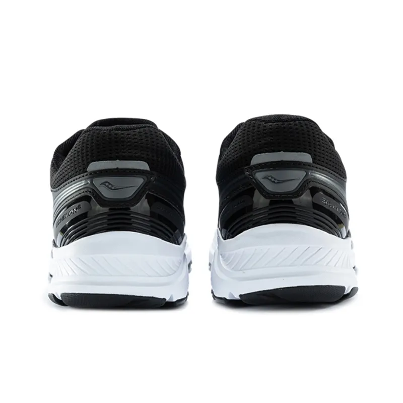 Saucony Echelon 8 Low-Top Running Shoes Men's Black White-3