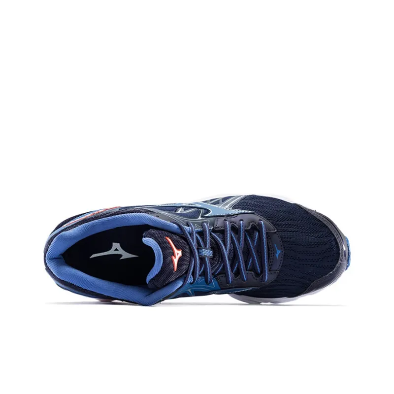 Mizuno Mizuno Inspire 14 Cushioned Slip-Resistant Low-Top Running Shoes Men's Navy Blue-5