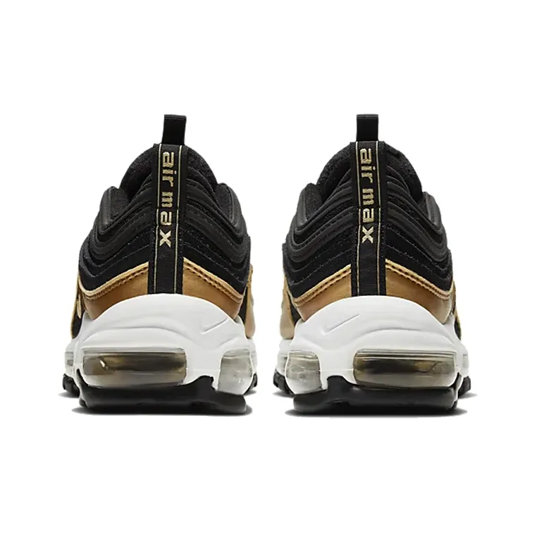 Nike Air Max 97 Black Metallic Gold GS-3