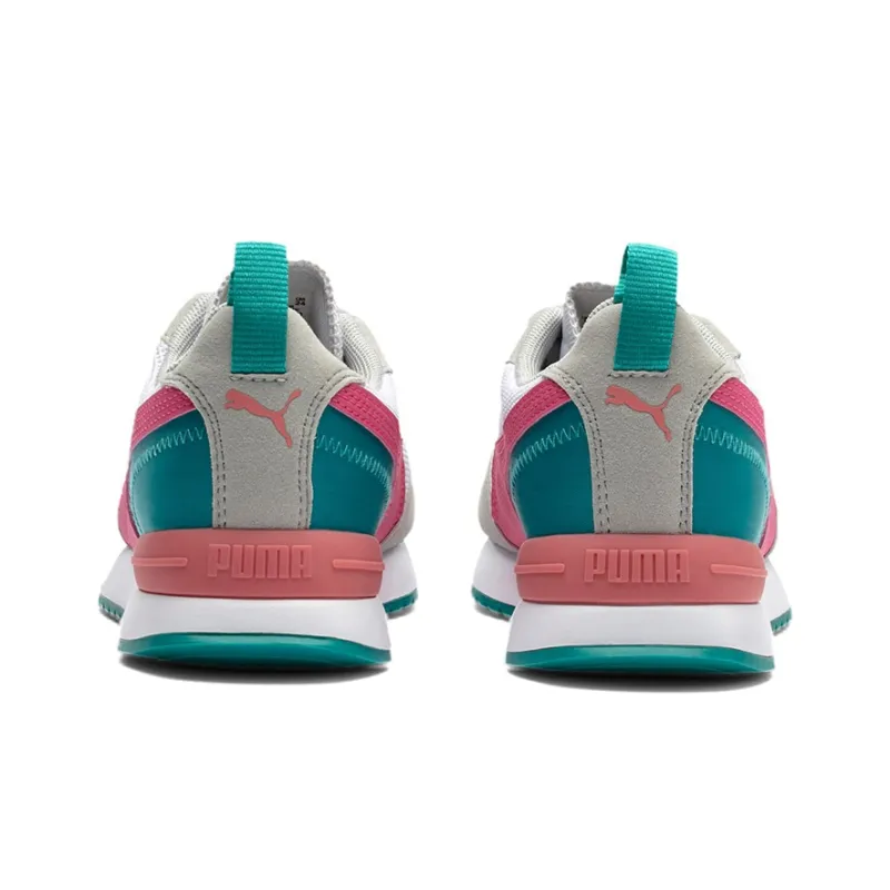 PUMA R78 White/Pink/Blue Women's-2