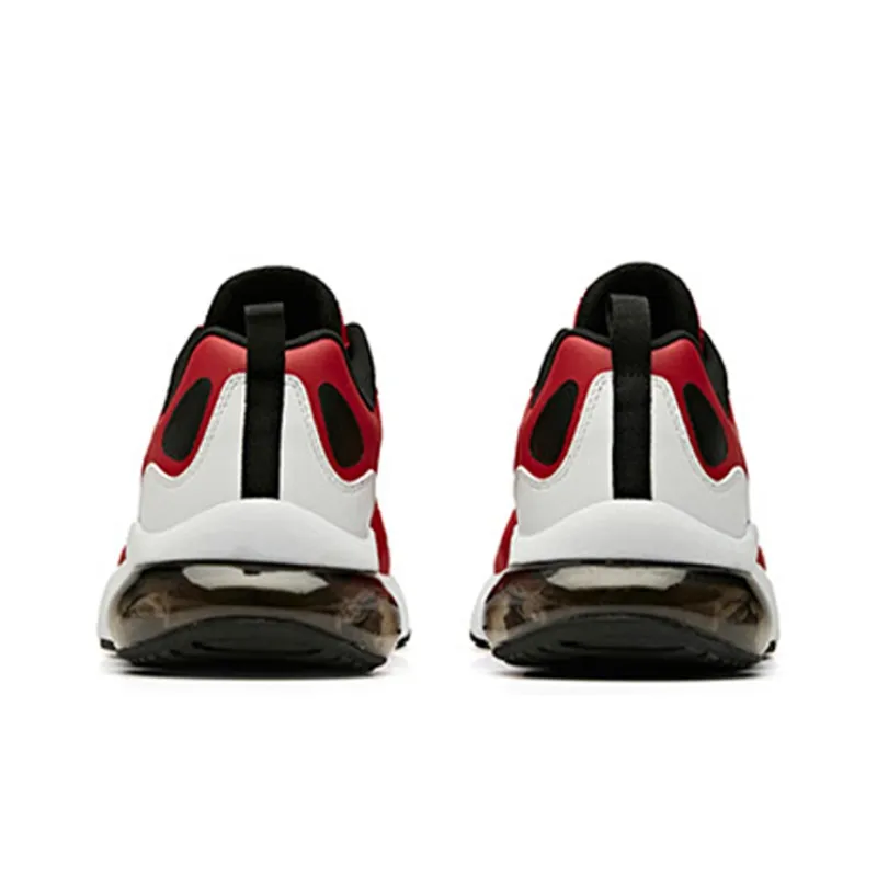 Anta Cushioned Slip-Resistant Abrasion-Resistant Breathable Low-Top Running Shoes Men's Red White Black-3