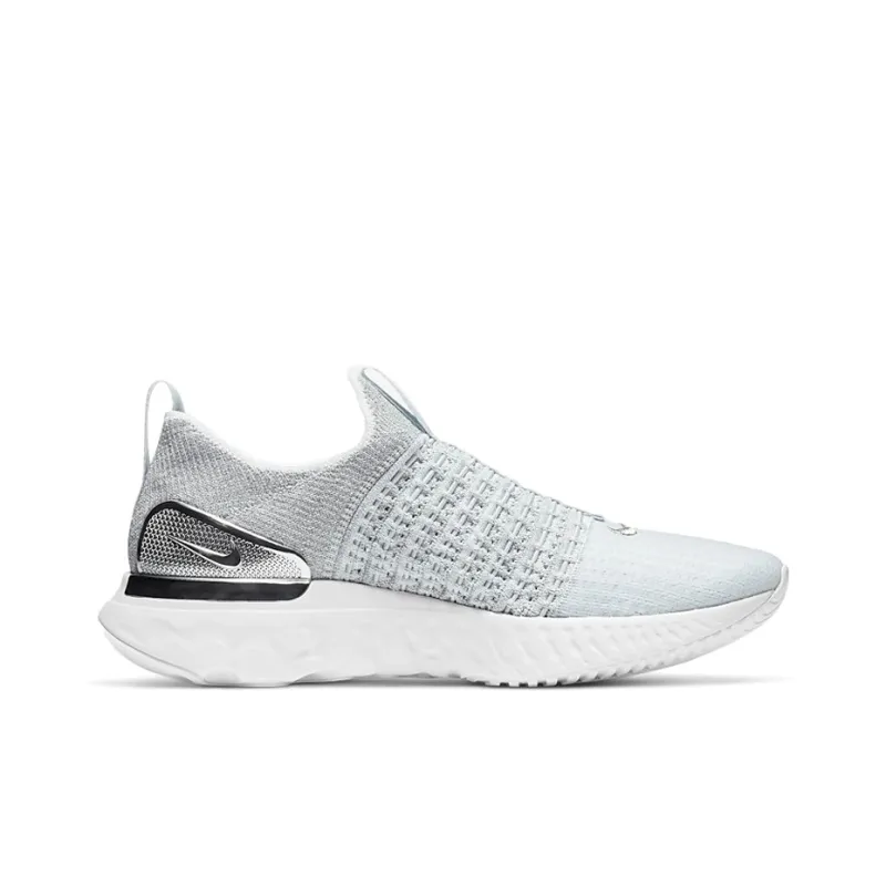 Nike React Phantom Run Flyknit Premium Pure Platinum White Women's-1