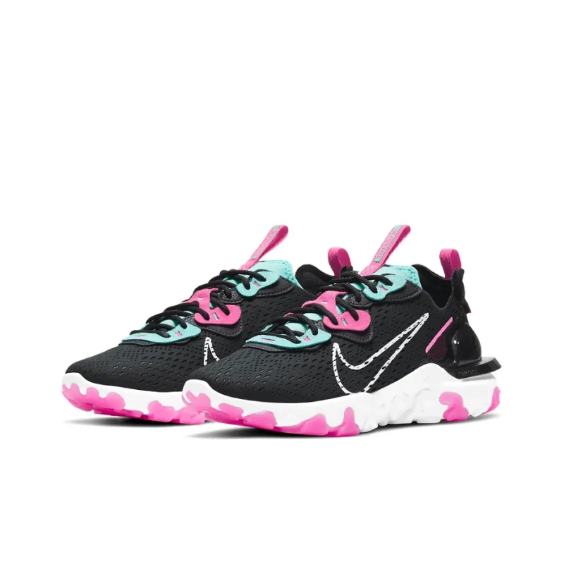 Nike React Vision 'Dark Smoke Grey Pink Blast' Women's-2
