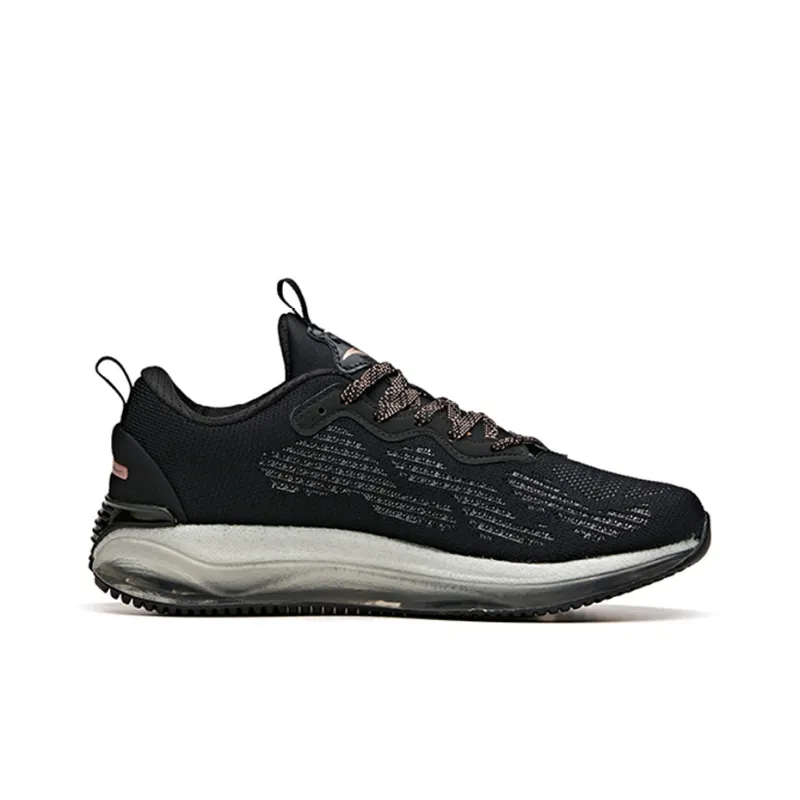 Anta Running Collection Low Top Running Shoes Women's Black Rose Gold-1