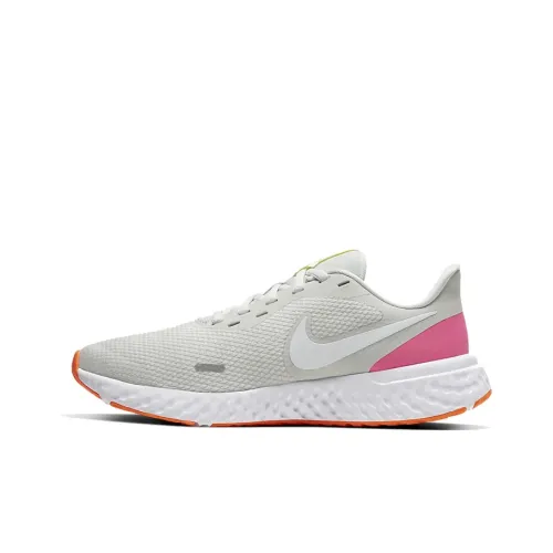 Nike REVOLUTION 5 Running Shoes Women's Low-Top Off White