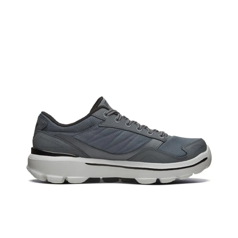 Skechers Go Walk 3 Slip-Resistant Breathable Low-Top Casual Running Shoes Men's Charcoal-1