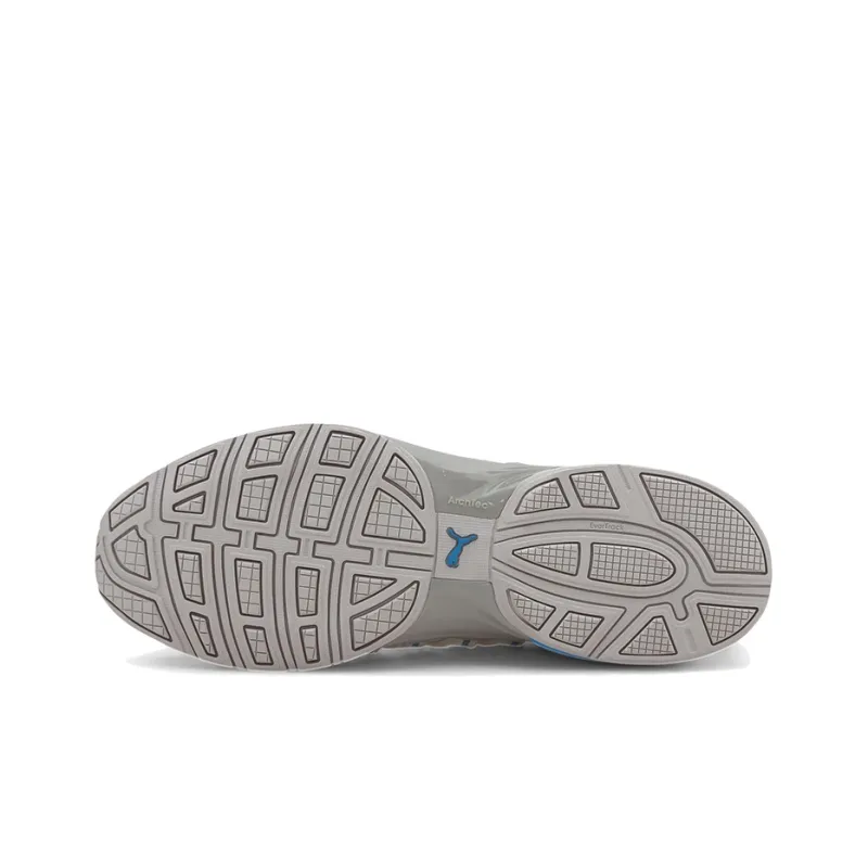 PUMA Axelion Perf Cushioning Wear-Resistant Low-Top Running Shoes Men's Gray White Blue-5