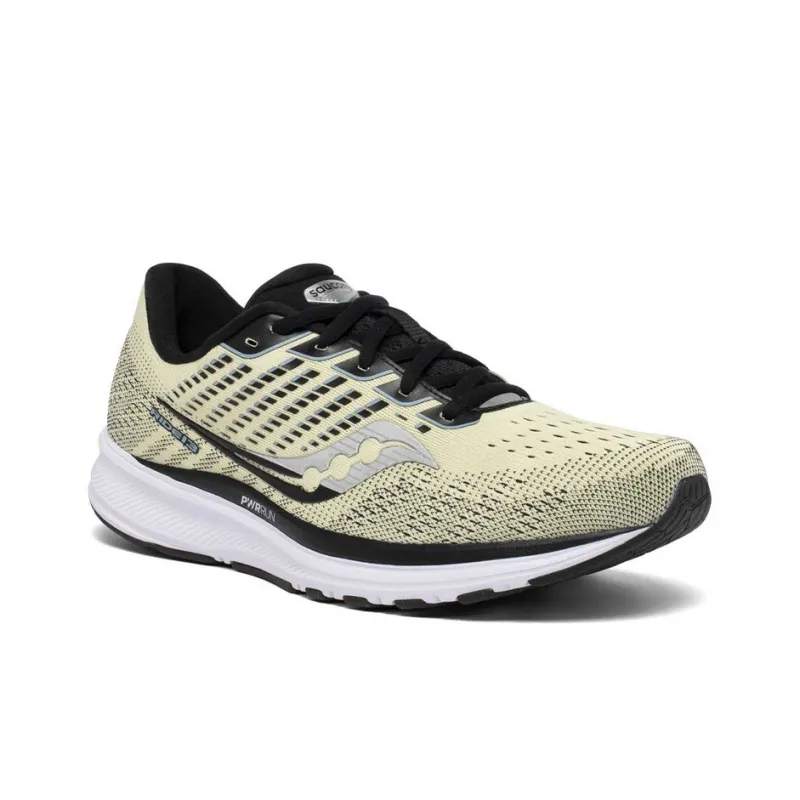 Saucony Ride 13 Running Shoes Men Low Top Yellow Black-2