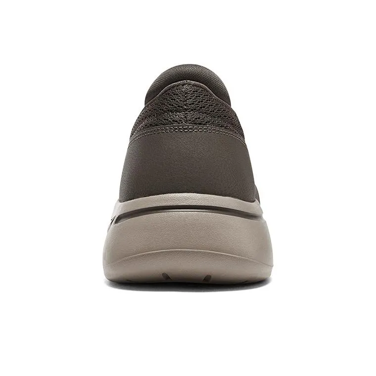 Skechers Go Walk Arch Fit Cushioning Anti Slip And Wear Resistant Low Top Running Shoes Men's Brown-4