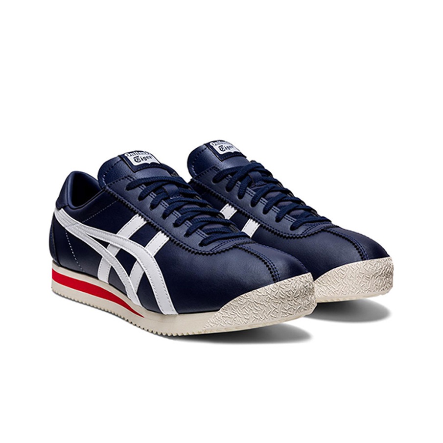 Onitsuka Tiger Corsair Running Shoes Unisex Low Top Dark Blue POIZON