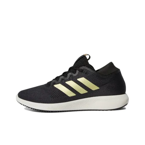 Adidas Edge Flex Running Shoes Women's Low-Top Black/Gold/White