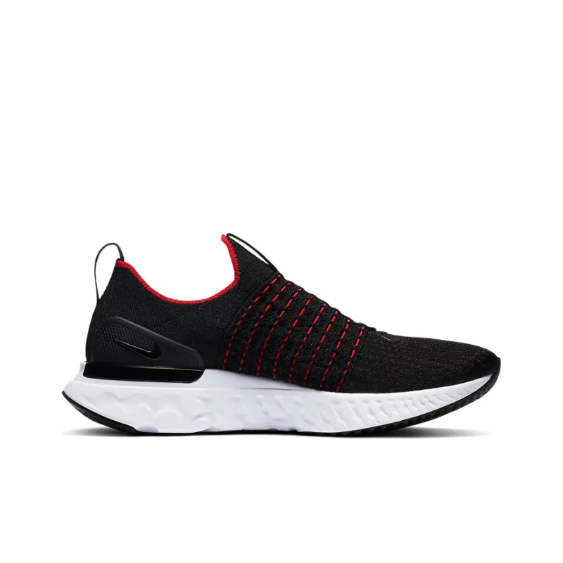 Nike React Phantom Run Flyknit 2 Black University Red-1