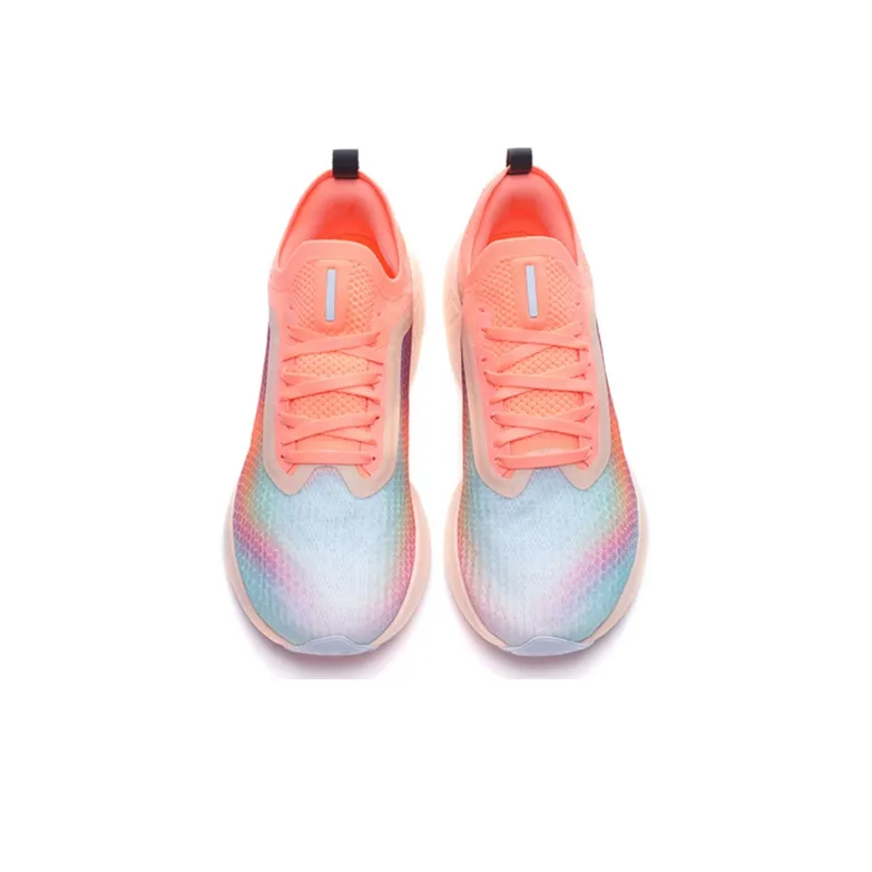 LiNing Super Light 17 Lightweight, Wear resistant, And Non slip Low Top Running Shoes Women's Orange Pink-3