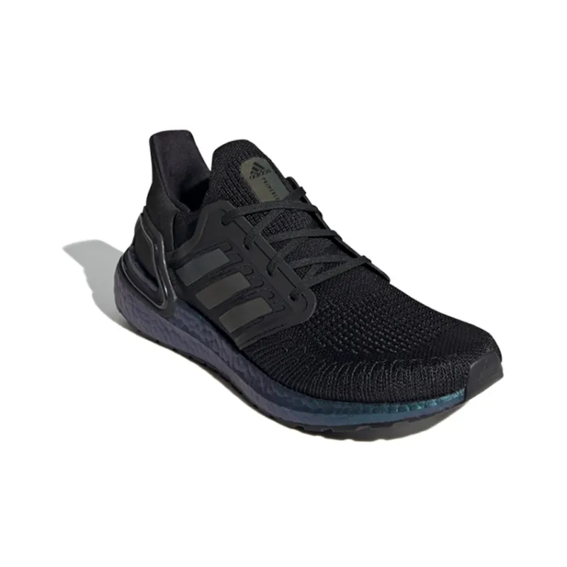 Adidas Ultra Boost 20 Black Signal Cyan-2