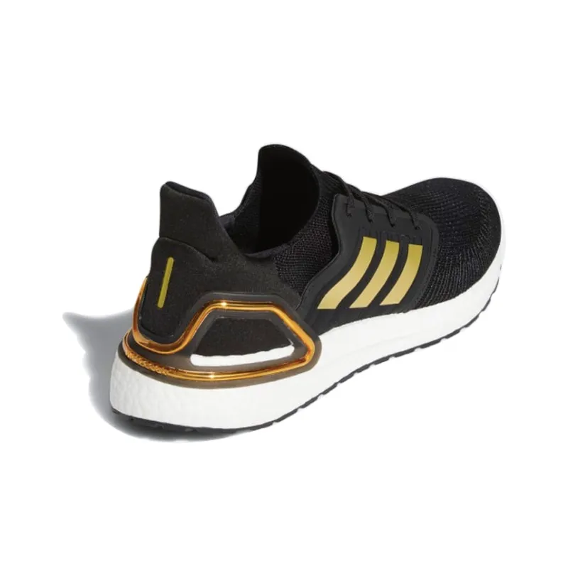 Adidas Ultra Boost 20 Black Gold White-2