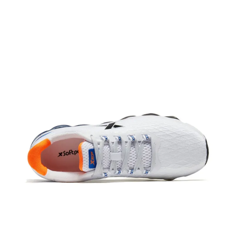 XTEP Generation 1 Air Cushion Low Top Running Shoes Men's White Blue-3