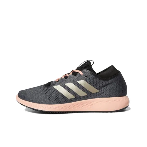 Adidas Edge Flex Running Shoes Women's Low-Top Black/Gray/Pink