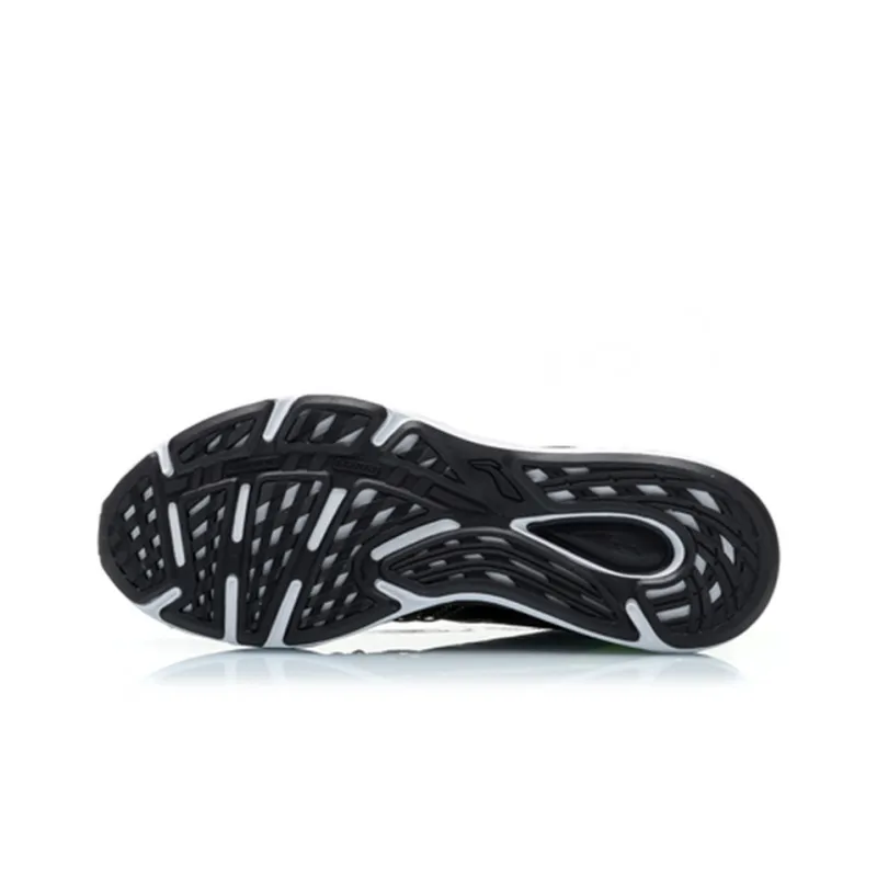 LiNing Cushioning Low Top Running Shoes Unisex Black Green-4
