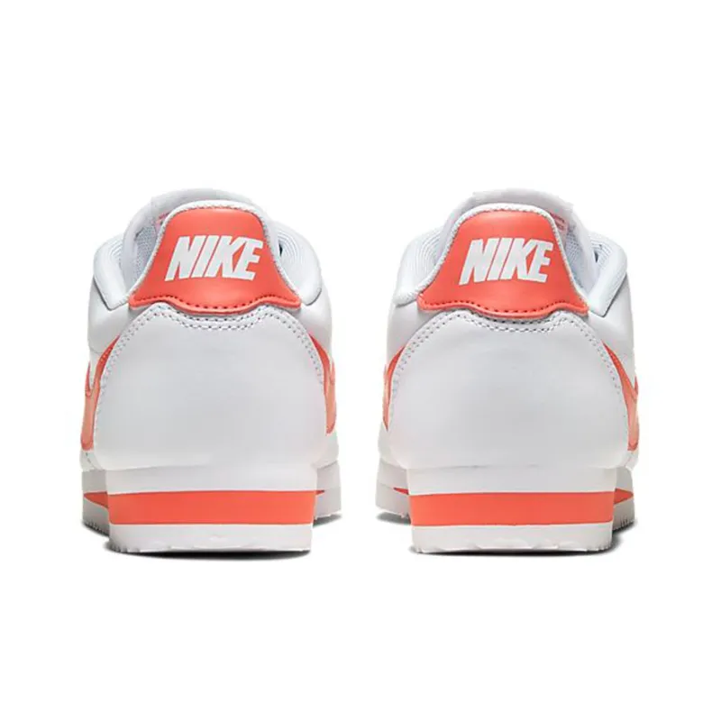 Nike Classic Cortez Leather White Pink Women's-4