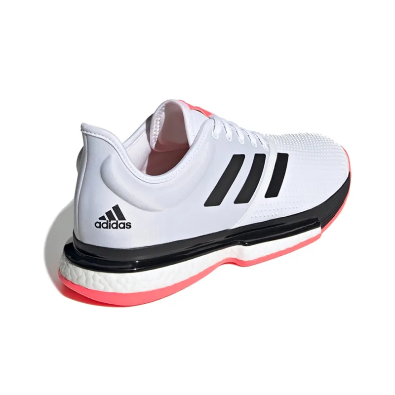 Adidas SoleCourt 'White Signal Pink'-3