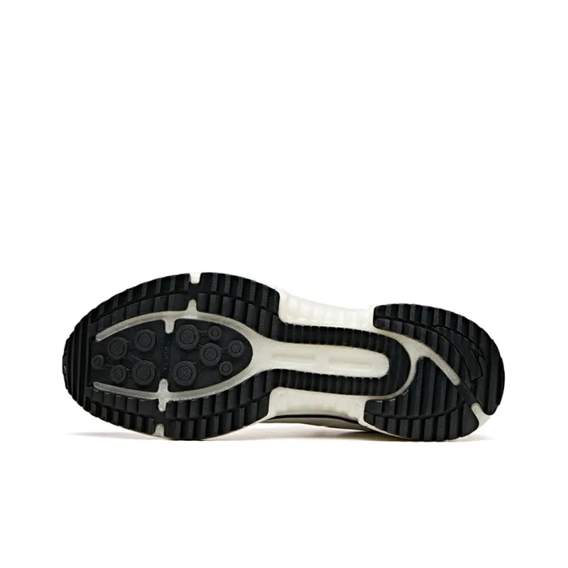 Anta Running Collection Cushioned Slip-Resistant Abrasion-Resistant Breathable Low-Top Running Shoes Men's Black White-5