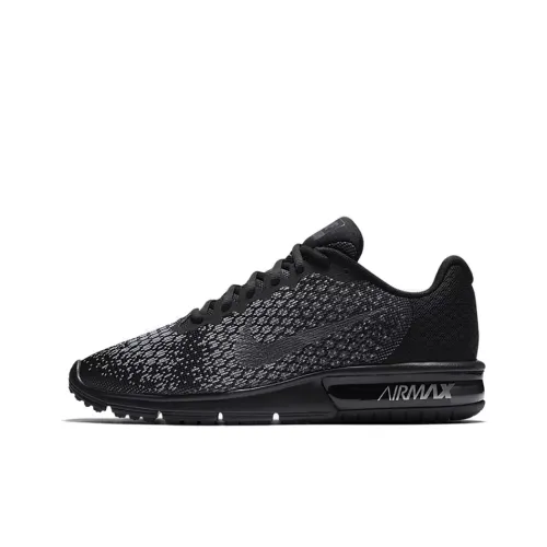 Nike Air Max Sequent Running Shoes Unisex Low-Top Black