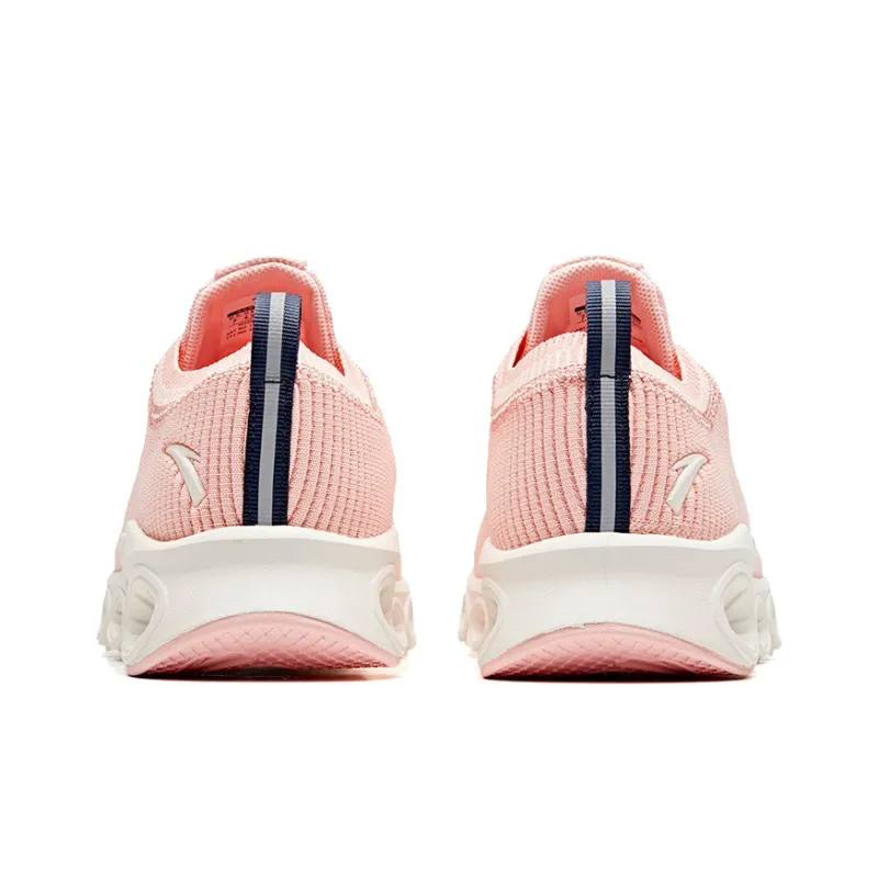 Anta Cushioning Low Top Running Shoes Women's Cherry Blossom Pink-3