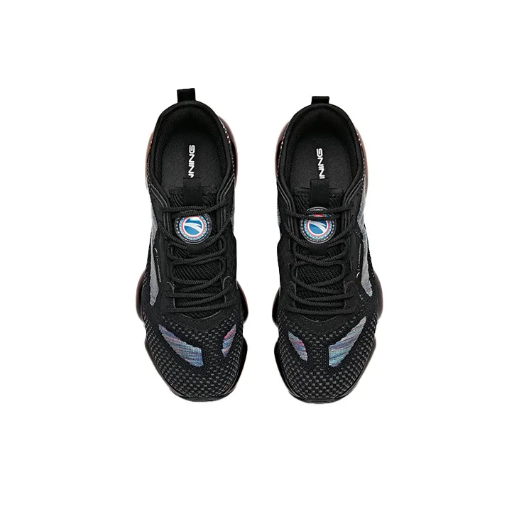 Anta Low-Top Running Shoes Women's Black Pink-2