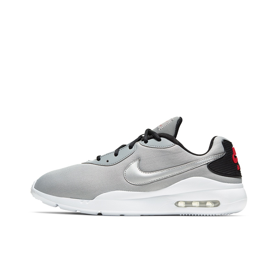 Nike Air Max Oketo Running Shoes Men Low top Gray White Red POIZON