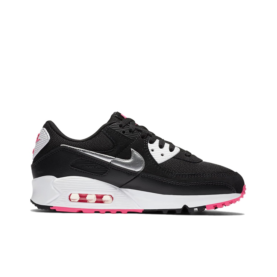 nike air max 90 black metallic silver