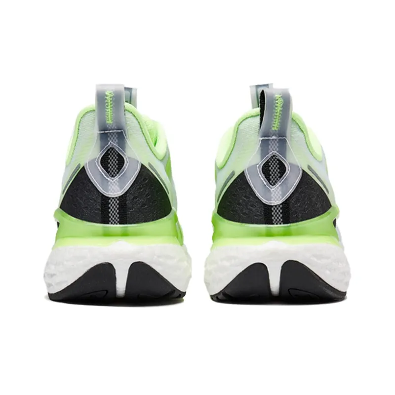 XTEP Cushioning Anti Slip And Wear Resistant Low Top Running Shoes Men's White Green-4