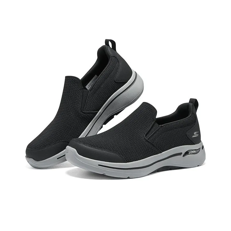 Skechers Go Walk Arch Fit Conference 'Black Grey'-3
