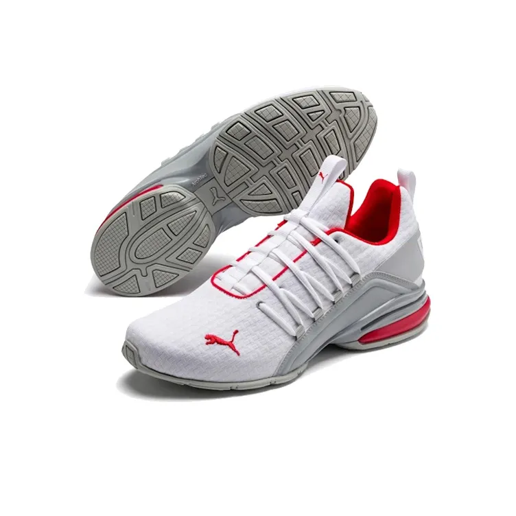 Puma Axelion Block White Red-2
