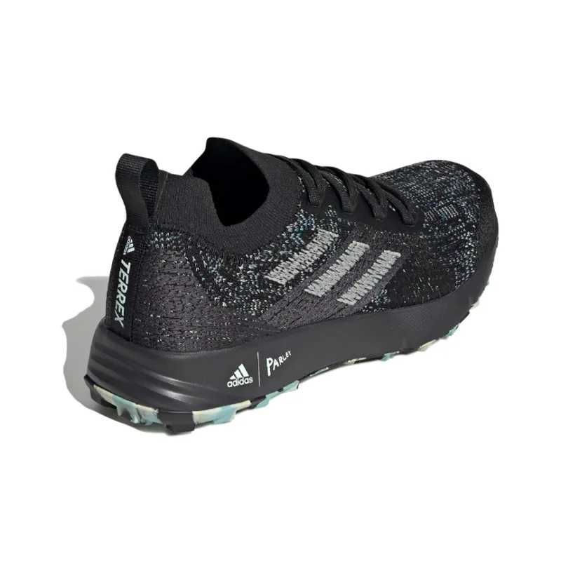 Adidas Terrex Two Parley Trail 'Black Green' Women's-2