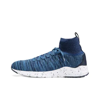 PEAK Running Shoes Men High-Top Colorful Blue